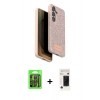MARSİLYAN™- Galaxy S26 Plus Kılıf Vadi Klasik Serisi - Siyah 3D Antistatik Hayalet Cam Ekran Koruyucu + Raze Metal Kamera Lens - SH