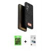 MARSİLYAN™- Galaxy S26 Plus Kılıf Vadi Klasik Serisi - Siyah 3D Antistatik Seramik Nano Ekran Koruyucu + Raze Metal Kamera Lens - SH