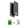 MARSİLYAN™- Galaxy S26 Plus Kılıf Vadi Klasik Serisi - Siyah 3D Antistatik Seramik Nano Ekran Koruyucu + Raze Metal Kamera Lens - SH