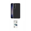 MARSİLYAN™- Galaxy S26 Plus Kılıf Zirve Doku - Siyah 3D Antistatik Seramik Nano Ekran Koruyucu