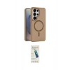 MARSİLYAN™- Galaxy S26 Ultra Kılıf Siluet Minimal Prime - Şeffaf Pasifik Cam Ekran Koruyucu