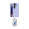 MARSİLYAN™- Galaxy S26 Ultra Kılıf Siluet Minimal Prime - Siyah Bilvis 3D Cam Ekran Koruyucu