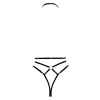 MARSiLYAN-  Göğüs Detaylı Fantezi Siyah Harness
