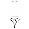 MARSiLYAN- Göğüs Detaylı Fantezi Siyah Harness