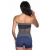 MARSiLYAN- Gri Mı Emay 5034 Fantazi Büstiyer Atlet Korse