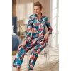MARSiLYAN- Gül Desenli Pijama Takımı KADIN NURT5654