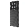 MARSİLYAN™- Honor Magic 7 Lite Kılıf Auto Focus Karbon Kapak - Siyah