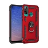 MARSİLYAN™- Huawei P40 Lite E Kılıf Sofya Yüzüklü Silikon Kapak - Kırmızı