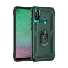 MARSİLYAN™- Huawei P40 Lite E Kılıf Sofya Yüzüklü Silikon Kapak - Yeşil