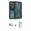 MARSİLYAN™- iPhone 11 Kılıf Ahenk Klasik Koleksiyonu - Şeffaf Uv Polymer Nano Ekran Koruyucu + Pers Alüminyum Kamera Lens - KI