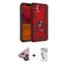 MARSİLYAN™- iPhone 11 Kılıf Ahenk Klasik Koleksiyonu - Şeffaf Uv Polymer Nano Ekran Koruyucu + Raze Metal Kamera Lens - SH