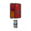 MARSİLYAN™- iPhone 11 Kılıf Ahenk Klasik Koleksiyonu - Siyah 34D Hayalet Izgaralı Cam