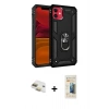 MARSİLYAN™- iPhone 11 Kılıf Ahenk Klasik Koleksiyonu - Siyah 6D Mat Seramik Hayalet Nano Ekran Koruyucu + Pers Alüminyum Kamera Lens - GD