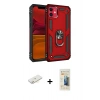 MARSİLYAN™- iPhone 11 Kılıf Ahenk Klasik Koleksiyonu - Siyah 6D Mat Seramik Hayalet Nano Ekran Koruyucu + Renkli Kamera Lens Koruma Cam - SI