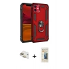 MARSİLYAN™- iPhone 11 Kılıf Ahenk Klasik Koleksiyonu - Siyah 6D Mat Seramik Hayalet Nano Ekran Koruyucu + Pers Alüminyum Kamera Lens - GD