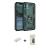 MARSİLYAN™- iPhone 11 Kılıf Ahenk Klasik Koleksiyonu - Siyah 6D Mat Seramik Hayalet Nano Ekran Koruyucu + Renkli Kamera Lens Koruma Cam - TU