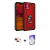 MARSİLYAN™- iPhone 11 Kılıf Ahenk Klasik Koleksiyonu - Siyah Bilvis 5in1 3D Magic Cam Ekran Koruyucu + Pers Alüminyum Kamera Lens - KI
