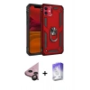 MARSİLYAN™- iPhone 11 Kılıf Ahenk Klasik Koleksiyonu - Siyah Bilvis 5in1 3D Magic Cam Ekran Koruyucu + Raze Metal Kamera Lens - SH