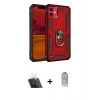 MARSİLYAN™- iPhone 11 Kılıf Ahenk Klasik Koleksiyonu - Siyah Joko Magic 5D Cam + Kamera Lens Koruma Cam - SF