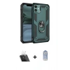 MARSİLYAN™- iPhone 11 Kılıf Ahenk Klasik Koleksiyonu - Siyah Joko Magic 5D Cam + Kamera Lens Koruma Cam - SF
