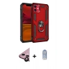 MARSİLYAN™- iPhone 11 Kılıf Ahenk Klasik Koleksiyonu - Siyah Joko Magic 5D Cam + Raze Metal Kamera Lens - SH