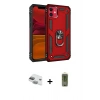 MARSİLYAN™- iPhone 11 Kılıf Ahenk Klasik Koleksiyonu - Siyah Joko Magic 5D Hayalet Cam + Pers Alüminyum Kamera Lens - YL
