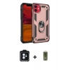 MARSİLYAN™- iPhone 11 Kılıf Ahenk Klasik Koleksiyonu - Siyah Joko Magic 5D Hayalet Cam + PVD Metal Kamera Lens - MI