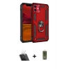 MARSİLYAN™- iPhone 11 Kılıf Ahenk Klasik Koleksiyonu - Siyah Joko Magic 5D Hayalet Cam + Kamera Lens Koruma Cam - SF