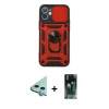 MARSİLYAN™- iPhone 11 Kılıf Ahenk Klasik - Şeffaf 360 Full Body Arka Koruyucu + Raze Metal Kamera Lens - MI