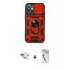 MARSİLYAN™- iPhone 11 Kılıf Ahenk Klasik - Şeffaf Uv Polymer Nano Ekran Koruyucu + Pers Alüminyum Kamera Lens - GD