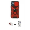 MARSİLYAN™- iPhone 11 Kılıf Ahenk Klasik - Şeffaf Uv Polymer Nano Ekran Koruyucu + Pers Alüminyum Kamera Lens - KI