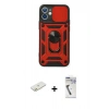 MARSİLYAN™- iPhone 11 Kılıf Ahenk Klasik - Şeffaf Uv Polymer Nano Ekran Koruyucu + Renkli Kamera Lens Koruma Cam - TU