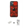 MARSİLYAN™- iPhone 11 Kılıf Ahenk Klasik - Şeffaf Uv Polymer Nano Ekran Koruyucu + Renkli Kamera Lens Koruma Cam - YL
