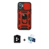 MARSİLYAN™- iPhone 11 Kılıf Ahenk Klasik - Siyah 3D Antistatik Seramik Nano Ekran Koruyucu + PVD Metal Kamera Lens - TU