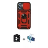 MARSİLYAN™- iPhone 11 Kılıf Ahenk Klasik - Siyah 3D Antistatik Seramik Nano Ekran Koruyucu + PVD Metal Kamera Lens - YL