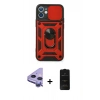 MARSİLYAN™- iPhone 11 Kılıf Ahenk Klasik - Siyah 6D Antistatik Mat Seramik Hayalet Nano Ekran Koruyucu + Raze Metal Kamera Lens - MR