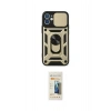 MARSİLYAN™- iPhone 11 Kılıf Ahenk Klasik - Siyah 6D Mat Seramik Hayalet Nano Ekran Koruyucu