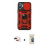 MARSİLYAN™- iPhone 11 Kılıf Ahenk Klasik - Siyah 6D Mat Seramik Hayalet Nano Ekran Koruyucu + Pers Alüminyum Kamera Lens - KI