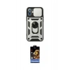 MARSİLYAN™- iPhone 11 Kılıf Ahenk Klasik - Siyah Buffer Hayalet Cam Ekran Koruyucu