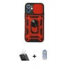 MARSİLYAN™- iPhone 11 Kılıf Ahenk Klasik - Siyah Joko Magic 5D Cam + Kamera Lens Koruma Cam - SF