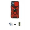 MARSİLYAN™- iPhone 11 Kılıf Ahenk Klasik - Siyah Joko Magic 5D Hayalet Cam + Pers Alüminyum Kamera Lens - GI