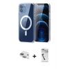 MARSİLYAN™- iPhone 11 Kılıf Ahenk Minimal Serisi - Şeffaf Uv Polymer Nano Ekran Koruyucu + Pers Alüminyum Kamera Lens - YL