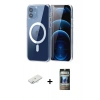 MARSİLYAN™- iPhone 11 Kılıf Ahenk Minimal Serisi - Siyah 34D Hayalet Izgaralı Cam + Renkli Kamera Lens Koruma Cam - SI