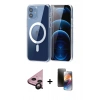 MARSİLYAN™- iPhone 11 Kılıf Ahenk Minimal Serisi - Siyah 3D Antistatik Mat Seramik Nano Ekran Koruyucu + Raze Metal Kamera Lens - SH