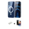 MARSİLYAN™- iPhone 11 Kılıf Ahenk Minimal Serisi - Siyah 3D Antistatik Mat Seramik Nano Ekran Koruyucu + Renkli Kamera Lens Koruma Cam - TU
