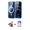 MARSİLYAN™- iPhone 11 Kılıf Ahenk Minimal Serisi - Siyah Bilvis 5in1 3D Magic Cam Ekran Koruyucu + Raze Metal Kamera Lens - SH