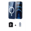 MARSİLYAN™- iPhone 11 Kılıf Ahenk Minimal Serisi - Siyah Joko Magic 5D Cam + PVD Metal Kamera Lens - TU