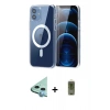 MARSİLYAN™- iPhone 11 Kılıf Ahenk Minimal Serisi - Siyah Joko Magic 5D Hayalet Cam + Raze Metal Kamera Lens - MI