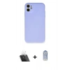 MARSİLYAN™- iPhone 11 Kılıf Ahenk Serisi - Siyah Joko Magic 5D Cam + Kamera Lens Koruma Cam - SF