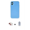 MARSİLYAN™- iPhone 11 Kılıf Ahenk Serisi - Siyah Joko Magic 5D Cam + Pers Alüminyum Kamera Lens - KI